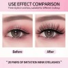 Pestañas Postizas 3D Faux Mink Beautybox Kit 20 Pares Fibra