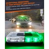 LUMENIX LED Roof Top Strobe Beacon Light Bar Rooftop Security