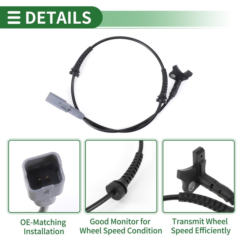 REPAIROCK ABS Wheel Speed Sensor Front Left Right ABS Sensor