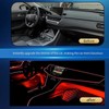 JAIZAIWJ EL Wire Interior Car LED Strip Lights USB Neon