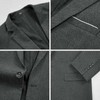 Men's 4 Piece 1920s Suit One Button Vintage Suit,Jacket Vest