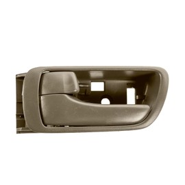 TRQ Left Interior Door Handle Brown Drivers Side Compatible with 2002-2006 Toyota Camry
