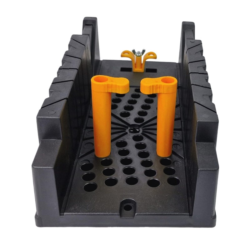 Hero Mitre Box with Retaining Clocks ABS Plastic Loading Mitre