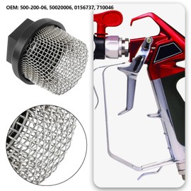 Briny River Einlasssieb mit Airless-Pistolenfiltern, Ersatz 710046 500-200-06, kompatibel mit Titan Impact 440 Airless-Farbspritzgeräten