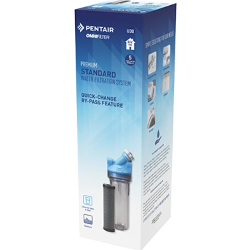 Pentair OMNIFilter U30 Filter System, 10" Premium Standard Water Filtration