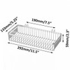 kaileyouxiangongsi 304 Stainless Steel Utensil Drying Rack/Chopsticks/Spoon/Fork/Knife Drainer Basket Flatware