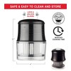 Vidalia Professional Meat Tenderizer, Stainless Steel Blades, Safety Lock, Clear