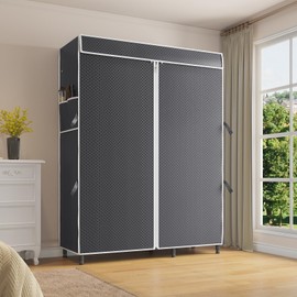 VIPEK Cover ONLY for V2/V2S/V7/V7/R4/R3 Plus Clothes Rack, Dustproof Zippered Polyester Fabric Cover, Sturdy, Wrinkle Resistance, Breathability Keep Garments Dry, 46.1" L X 17.7" W X 75.2" H, Black