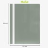 ACROPAQ - 10 x A4 file folders - transparent front
