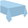 QQOUTLET 3 Pack Plastic Tablecloth Rectangle 54" X 108" Premium