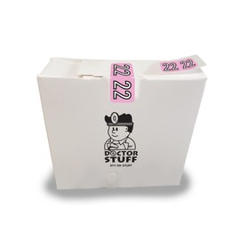 Doctor Stuff - 2022 Year Labels, Amerifile Compatible Series, Pink/Black Colored Year Stickers for End Tab File Folders, 500/Roll, 1 Roll, 3/4" x 1-1/2"