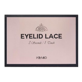Holimiko (현대홈쇼핑)홀리미코 쌍꺼풀 레이스 4mm 5박스 (총 180쌍) + 집게 + 보관함 (Hyundai Home Shopping) Hollymico Double Eyelid Lace 4mm 5 Boxes (Total 180 Pairs) + Tweezers + Storage Case