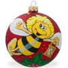 BestPysanky Flying Bee Collecting Honey Glass Ball Christmas Ornament 4