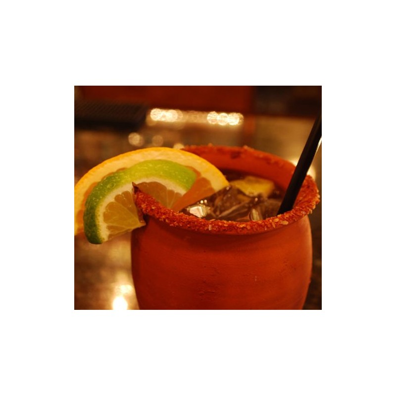 La Mexicana Cantarito de Barro Natural, Clay Cups, Set of