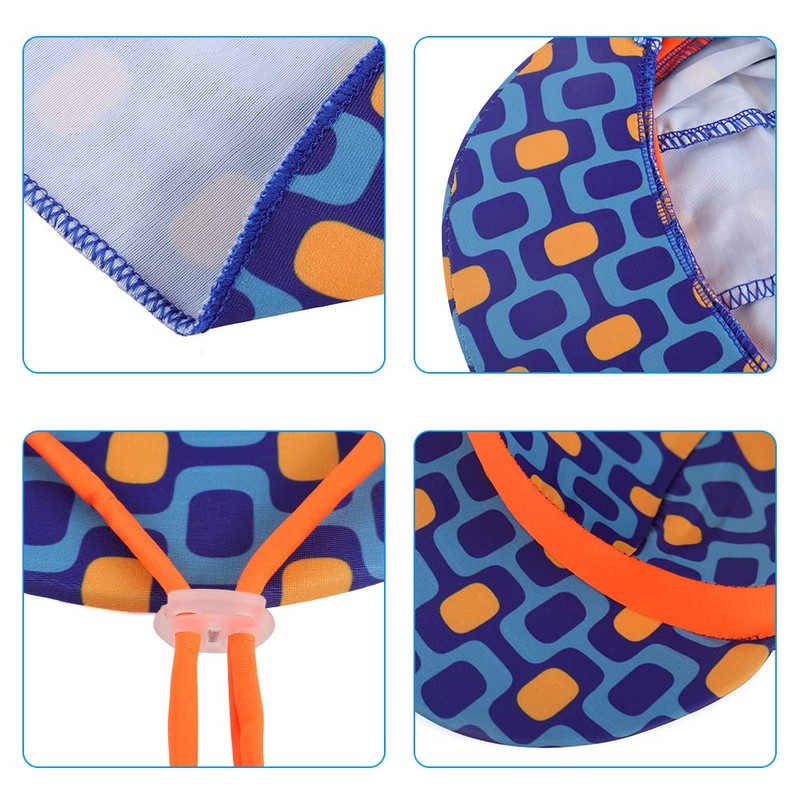 ESTAMICO Kids' Swimsuits Sun Protection Hat, Swim Cap, UV Protection,