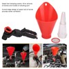 Engine Oil Funnel with Adjustable Fixed Bracket Drip Free Filling
