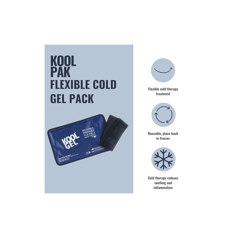 Koolpak Flexible Cold Gel Pack - 19 x 29cm -