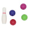 Kids Bowling Set Educational Interactive Resin with 10 Bowling Pins