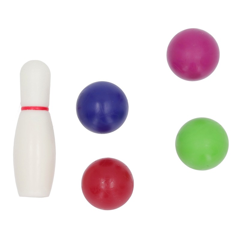 Kids Bowling Set Educational Interactive Resin with 10 Bowling Pins