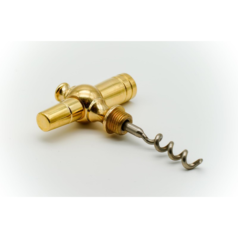 L'Artistica F.LLI PERINCIOLI Corkscrew, Brass Corkscrew for Pocket Corks, 110