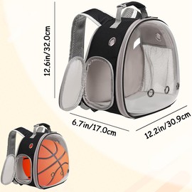 Guinea Pig Backpack, Space Capsule Bubble Window Small Animal Backpack for Guinea Pig, Bird Bunny Rabbit