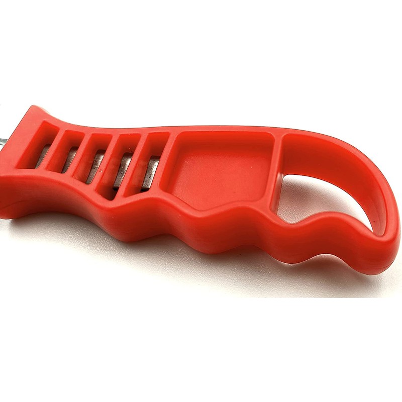 Kombi Stiff Brush PVC Nylon Curved Wavy Wires Metal Back