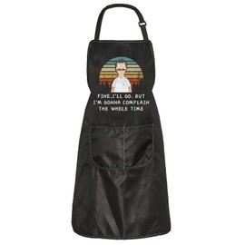 ZJXHPO Bob’s TV Show Merchandise Burgers Fans Apron Gift I Love You But You’re All Terrible Apron Belcher Housewarming Gift (Whole Time Apron)