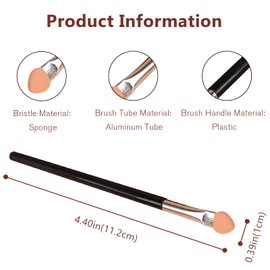 15 Pcs Makeup Brushes Set for Women Professional, Sponge Eyeshadow Brush Sets Applicator Double Sided Reusable