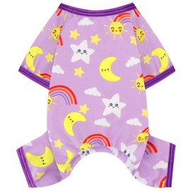 Dog Pajamas for Small Dogs Boy Girl, Dog Clothes Tiny Chihuahua Yorkie Spring Summer Shirt, Cute Puppy Outfit Pjs Jumpsuit Cat Onesie Apparel Pet Clothes