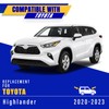 3 wipers Replacement for 2020-2022 2023 2024 Toyota highlander, Windshield
