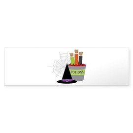 CafePress Potions & Props Bumper Sticker Sticker (Bumper 50 pk)