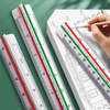 1 Piece Scale Ruler, Triangular Ruler Metric for Architects and