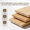 HGLuKGO 4-Tier Bamboo Folding Shoe Rack