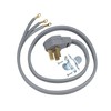 General Electric WX09X10012 3 Wire 50amp Range Cord, 6-Feet