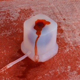 SimCoach Transparent Wound Packing Trainer Kit, Silicone Training Model for Education Demonstration Only, 0.22in