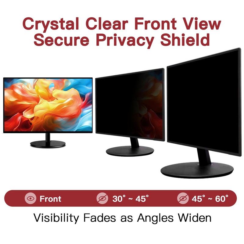 2 Pack 22 Inch Privacy Screen for Computer Monitor 16:10