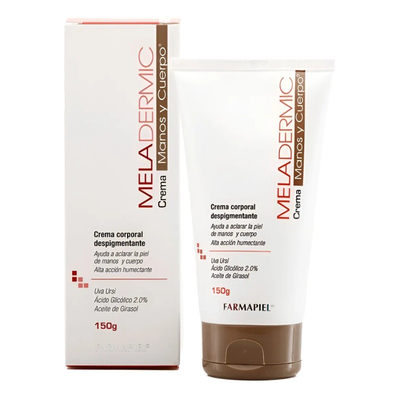 Crema Despigmentante Para Manos Y Cuerpo Meladermic 150 G