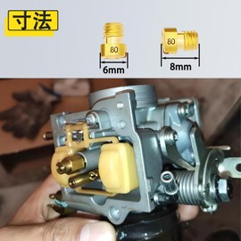 Pronese Main Jet Round Size [6x8] Bike #65~#88 PC PWK PE Jet Set 10 Size Set Carburetor Setting
