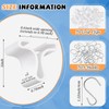 Moxweyeni 15 Pack Drop Ceiling Hooks for Hanging Ornament Christmas
