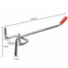 Daiilg 40Pcs Single Pegboard Hooks 150mm Board Slat Wall Retail