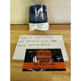 Add On Accessories Mic Intercom Wind Sock Black Part # 45-6902B New