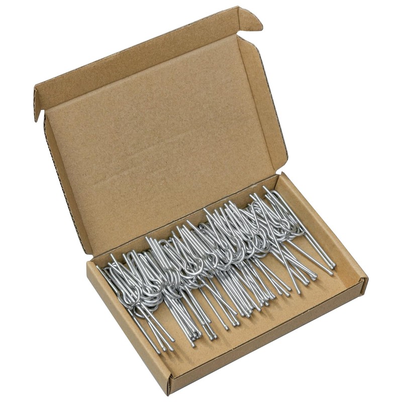 45 PCS Metal Curtain Hooks – Sturdy Single Hooks for