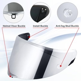 VCOROS PISTA GP RR Helmet Visor Shield for CORSA-R RACE 3 Pista GPR Helmet