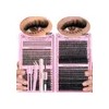 Extensiones De Pestañas Queenice Xz46810-39 D Negro 1.2cm