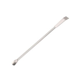 Micro Lab Sampling Reagent Spoon 304 Stainless Steel 2 in 1 Double Head Laboratory Mixing Spatula 125mm 2Pcs