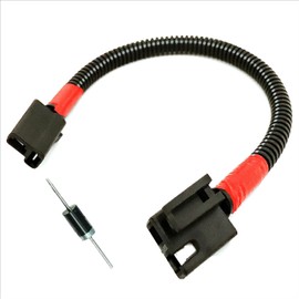 HD Switch Clutch Pigtail Wire Harness w/Diode fits Hustler 791251 Big Dog Super Z Fastrak Raptor Super Mini Sport Z4 604713 601784 366765 601311 784408 601785 605777 605576 603545 603273 601785 787366