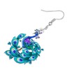 LONYOO Acrylic Peacock Gifts Aesthetic Peacock Earrings Elegant Tropical Bird