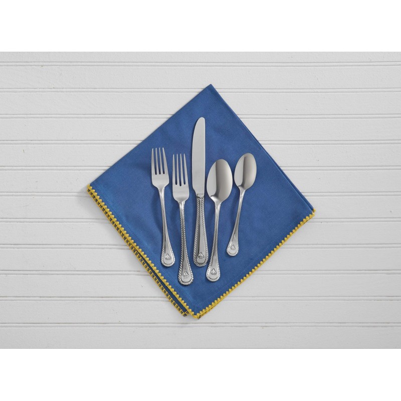 Towle Everyday Nautical Flatware Service for 4, 20 Piece Set,