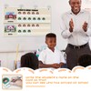 Attendance Pocket Chart for Classroom, Durable Classroom Management Pocket Chart