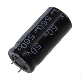 Elko Kondensator 20x radial 560µF 50V | Elektrolytkondensator bis zu 105°C | 560uF Electrolytic Capacitor from Jianghai